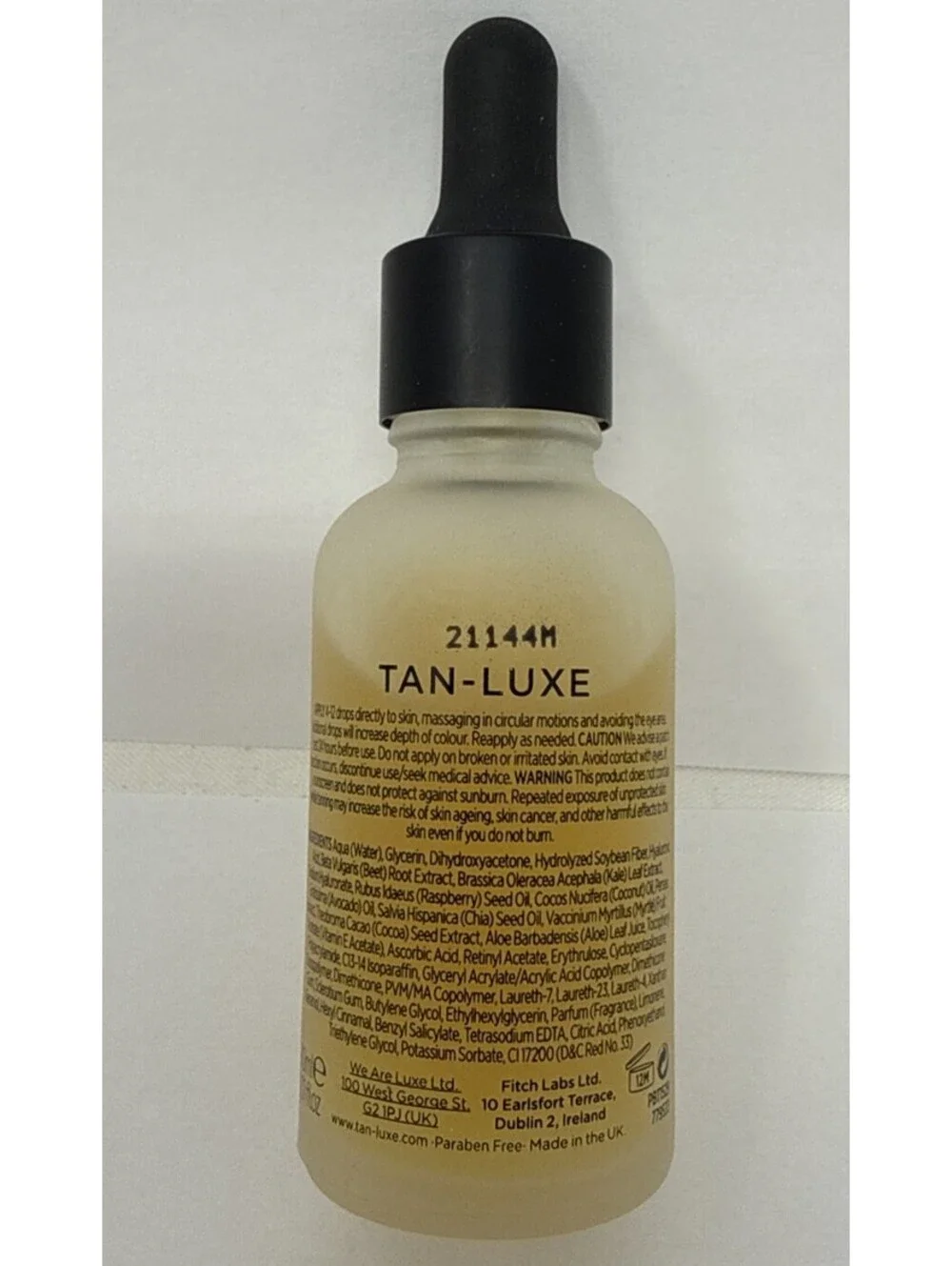 Tan-Luxe ~ Super Glow Hyaluronic Self-Tan Serum ~ 1.01 fl. oz./30 ml ~  RN 4